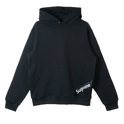 Pre-owned Supreme Corner Label Hooded Sweatshirt 'black'
