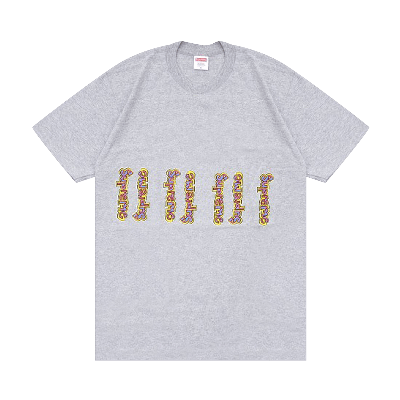Pre-owned Supreme Gonz Logo Tee 'heather Grey'