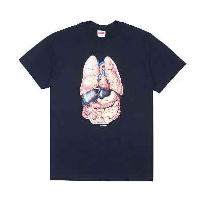 Pre-owned Supreme Guts Tee 'navy' In Blue