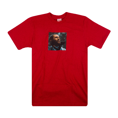 Pre-owned Supreme Marvin Gaye Tee 'red'