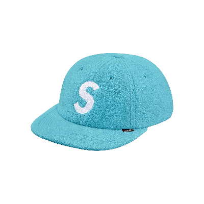 Pre-owned Supreme Polartec S Logo 6-panel 'light Blue'