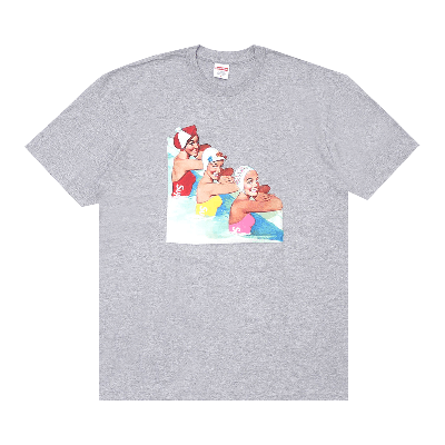 Pre-owned Supreme Swimmers Tee 'heather Grey'