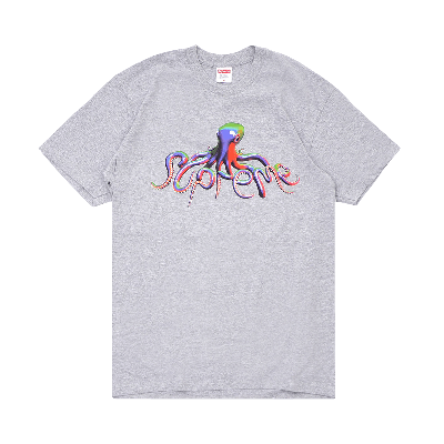 Pre-owned Supreme Tentacles Tee 'heather Grey'