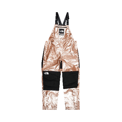 Pre-owned Supreme X The North Face Metallic Mountain Bib Pants 'rose Gold'