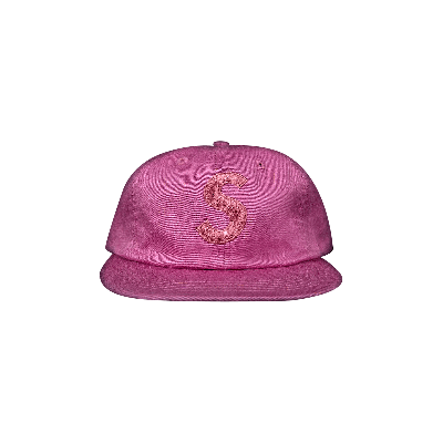 Pre-owned Supreme Tonal S Logo 6 Panel 'bright Rose' In Pink