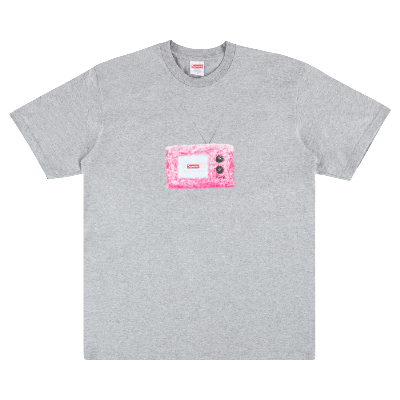 Pre-owned Supreme Tv Tee 'heather Grey'