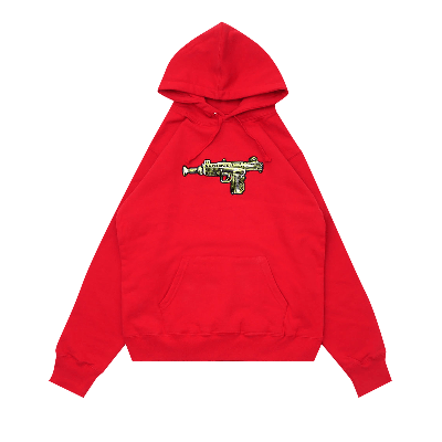 Pre-owned Supreme Toy Uzi Hooded Sweatshirt 'red'