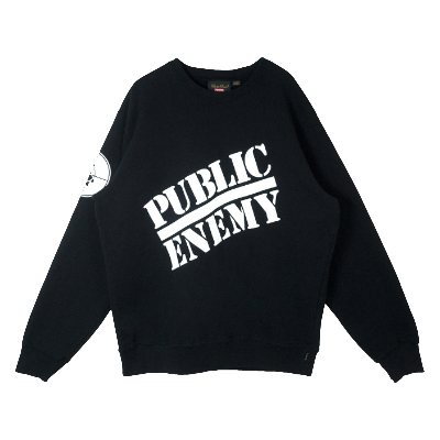 Pre-owned Supreme X Undercover X Public Enemy Crewneck Sweatshirt 'black'