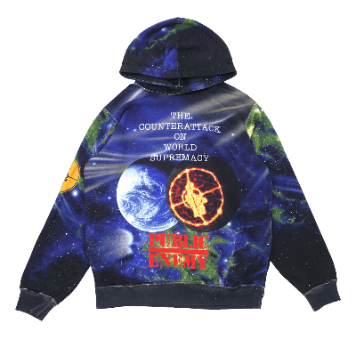 Pre-owned Supreme X Undercover X Public Enemy Hooded Sweatshirt 'multicolor' In Multi-color