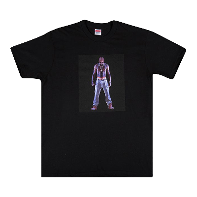 Pre-owned Supreme Tupac Hologram Tee 'black'