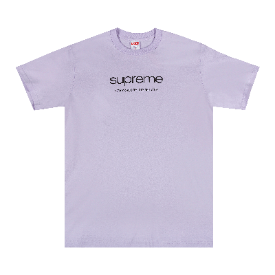 Pre-owned Supreme Shop Tee 'light Purple'