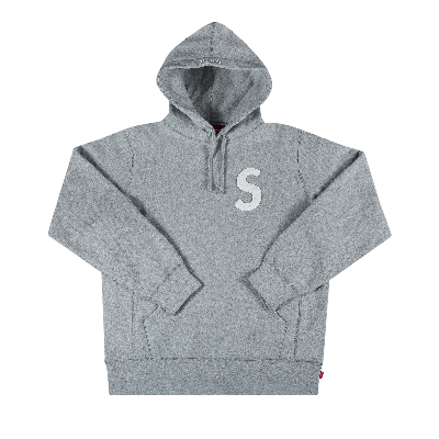 Pre-owned Supreme S Logo Hooded Sweatshirt 'heather Grey'