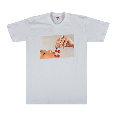 Pre-owned Supreme Kids'  Cherries Tee 'white'