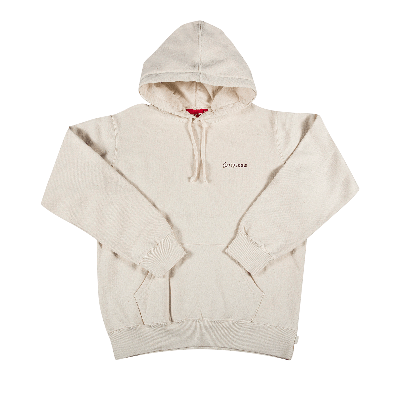 Pre-owned Supreme Mary Hooded Sweatshirt 'natural' In Cream