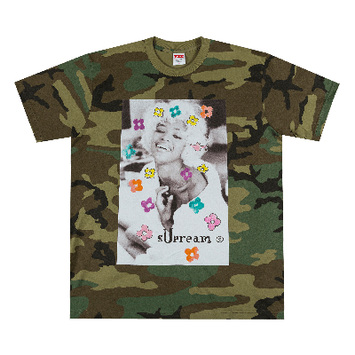 Pre-owned Supreme Naomi Tee 'woodland Camo' In Multi-color