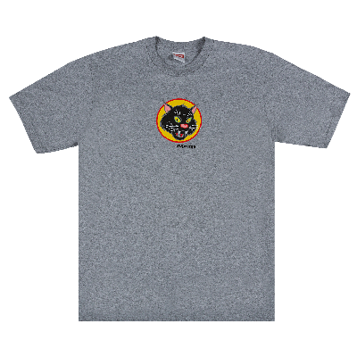 Pre-owned Supreme Black Cat Tee 'heather Grey'