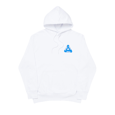 Pre-owned Palace Tri-donator Hood 'white'