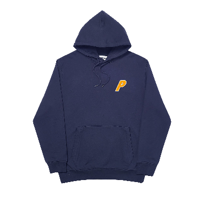 Pre-owned Palace Tri-chenille Hood 'navy' In Blue