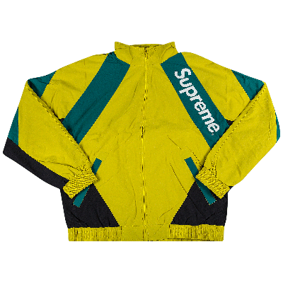 Pre-owned Supreme Paneled Track Jacket 'light Gold'