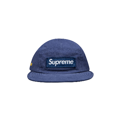 Pre-owned Supreme Military Camp Cap 'navy' In Blue