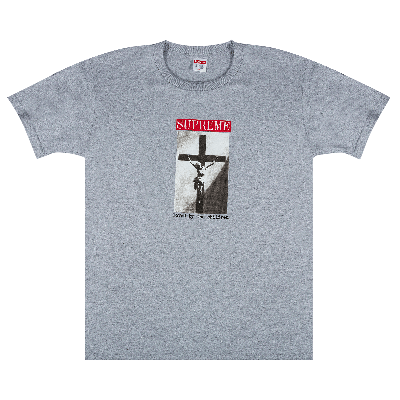 Pre-owned Supreme Loved By The Children Tee 'heather Grey'