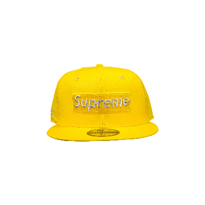 Pre-owned Supreme $1m Metallic Box Logo New Era 'yellow'