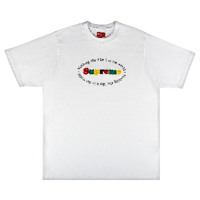 Pre-owned Supreme Nothing Else Short-sleeve Top 'white'