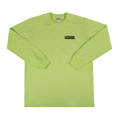 Pre-owned Supreme Sacred Unique Long-sleeve Tee 'neon Green'