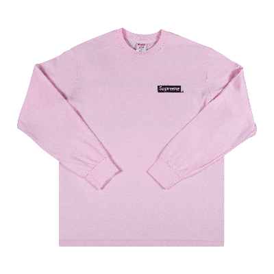 Pre-owned Supreme Sacred Unique Long-sleeve Tee 'light Pink'