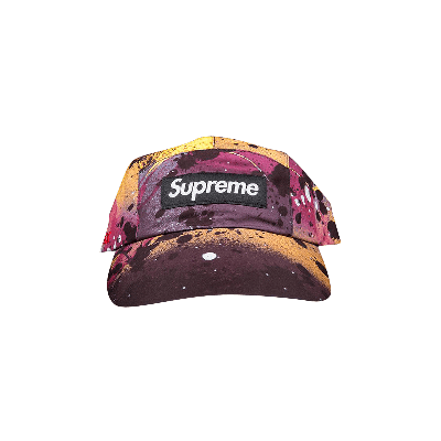 Pre-owned Supreme Gore-tex Long Bill Camp Cap 'rammellzee Yellow'