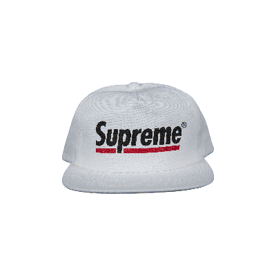 Pre-owned Supreme Underline 5-panel 'white'