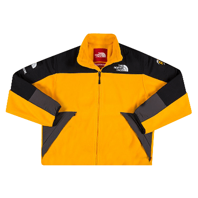 Pre-owned Supreme X The North Face Rtg Fleece Jacket 'gold'