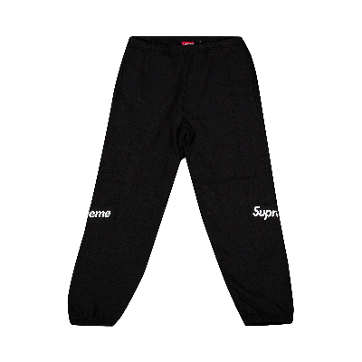 Pre-owned Supreme Color Blocked Sweatpant 'black'