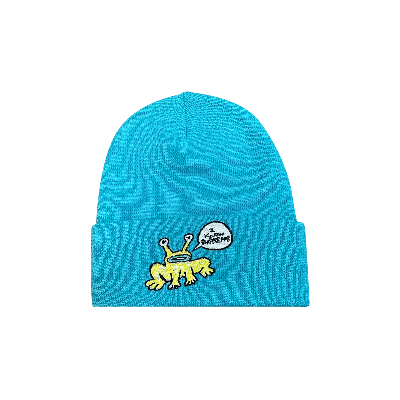 Pre-owned Supreme X Daniel Johnston Beanie 'turquoise' In Teal