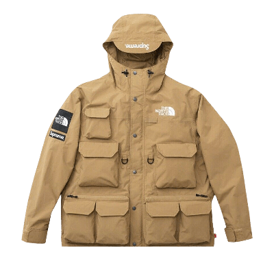Pre-owned Supreme X The North Face Cargo Jacket 'gold'
