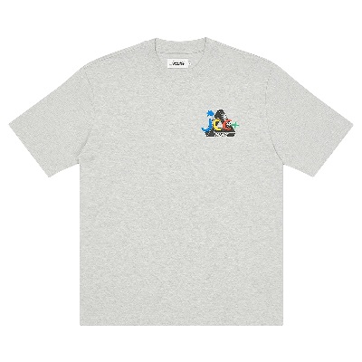 Pre-owned Palace Jcdc2 T-shirt 'grey Marl'