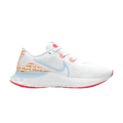 Pre-owned Nike Wmns Renew Run 'graffiti Print' In White