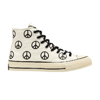 Pre-owned Converse Chuck 70 High 'unleash Peace - Egret Black' In White