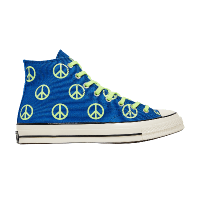 Pre-owned Converse Chuck 70 High 'unleash Peace - Royal Ghost Green' In Blue