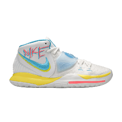 Pre-owned Nike Kyrie 6 Ep 'neon Graffiti' In White