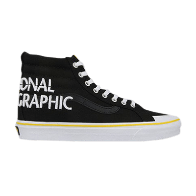 Pre-owned Vans National Geographic X Sk8-hi Reissue 138 'logo' In Black