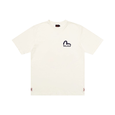 Pre-owned Palace X Evisu T-shirt 'white'