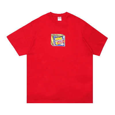 Pre-owned Supreme Cheese Tee 'red'