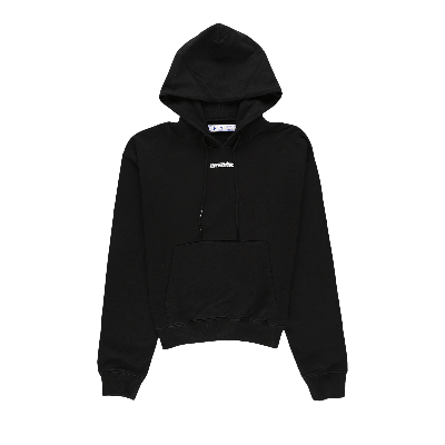 Pre-owned Off-white Marker Over Hoodie 'black'