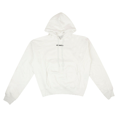 Pre-owned Off-white Marker Over Hoodie 'white'