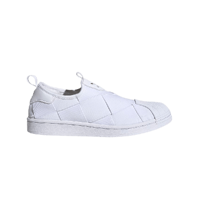 Pre-owned Adidas Originals Wmns Superstar Slip-on 'cloud White'