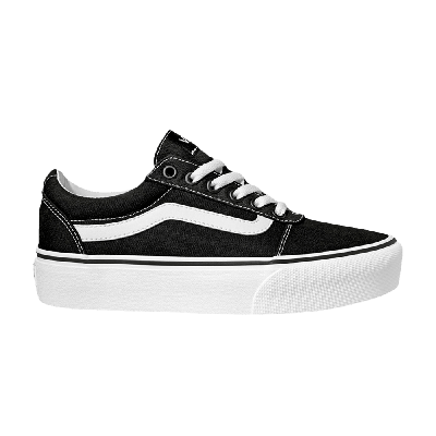 Pre-owned Vans Wmns Ward Platform 'black White'