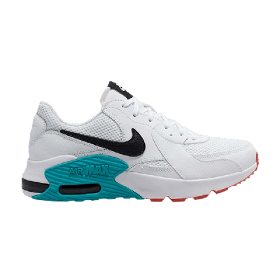 Pre-owned Nike Wmns Air Max Excee 'oracle Aqua Barely Volt' In White