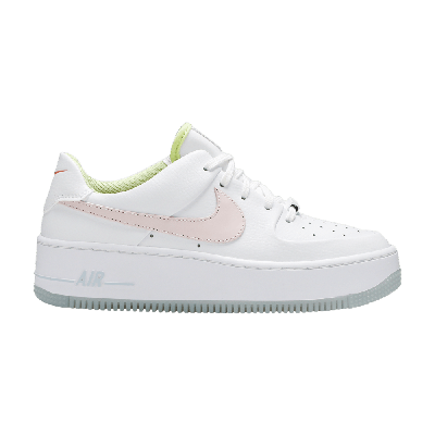 Pre-owned Nike Wmns Air Force 1 Sage Low 'one Of One' In White
