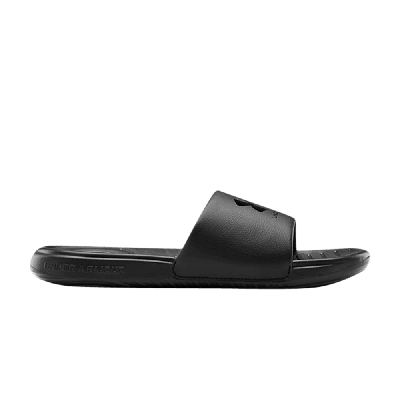Pre-owned Under Armour Ansa Fixed Slide 'triple Black'